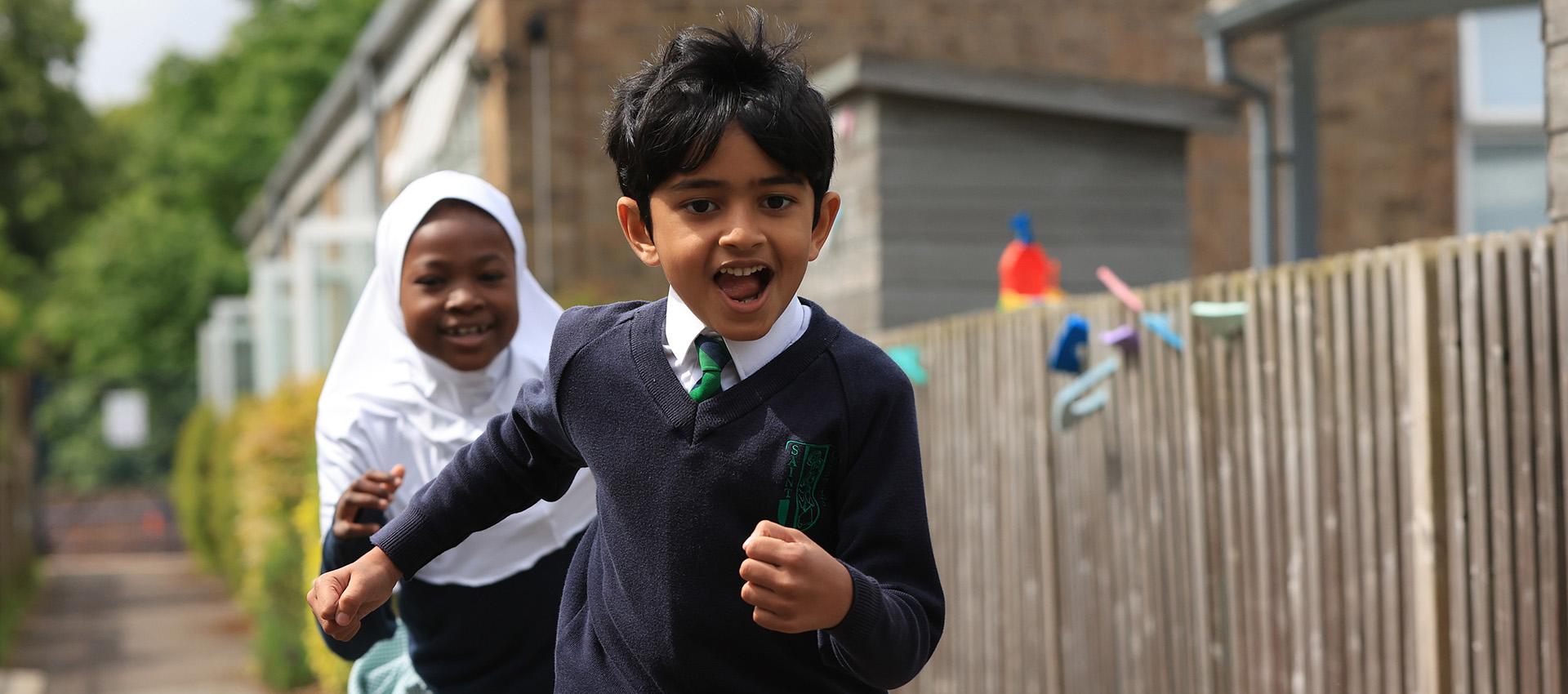 Pupils at St Joseph's Catholic Primary School